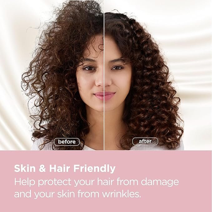 Satin Pillowcase for Hair and Skin Queen, Similar to Silk Pillow Cases, Pillow Cases Set of 2 with Envelope Closure, Pink Room Decor Essentials for Girls, 20x30 Inches, 2pcs - Image 5